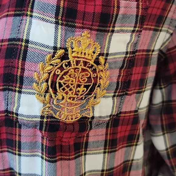 Chaps by Ralph Lauren plaid pajama top - Picture 2 of 10